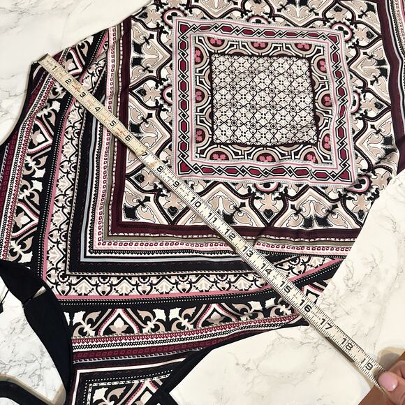 WHBM Reversible Sleeveless Midi Sheath‎ Scarf Print Dress women's size medium - Picture 13 of 14